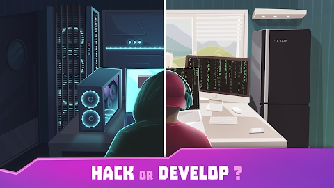 Hacker or Dev Tycoon? Tap Sim Mod Apk 2.4.2