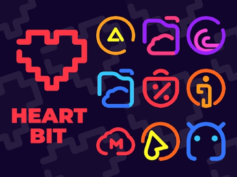 Heartbit Line - Icon Pack Apk