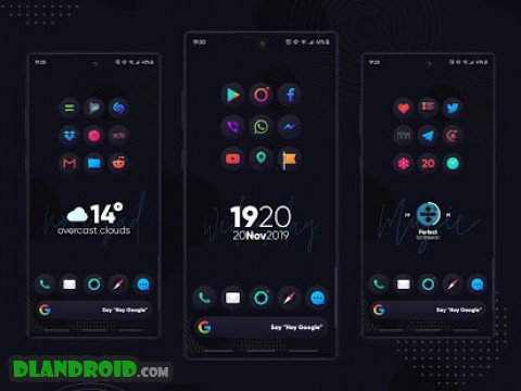 Hera Dark: Circle Icon Pack 6.0.5 Apk Patched latest