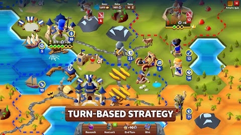 Hexapolis: Turn Based Civilization Battle 4X Game Apk Mod