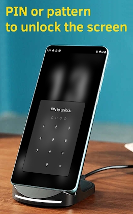 Huge Lock Screen Clock Apk
