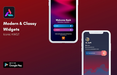 Iconic KWGT Apk Mod