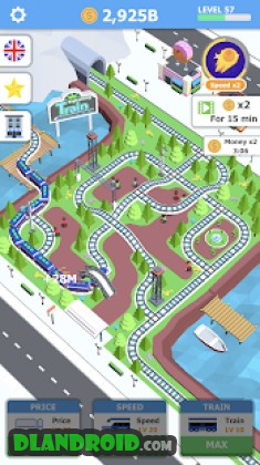 Idle Sightseeing Train - Game of Train Transport Apk Mod