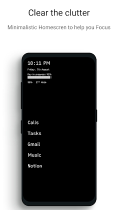 Indistract Minimalist Launcher Apk