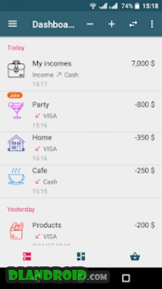 daily expenses license apk