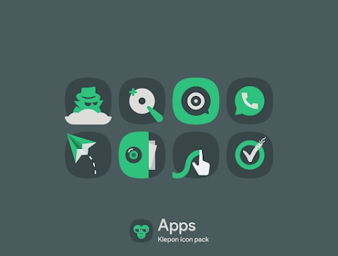 Klepon: Dark Icon Pack Apk Mod