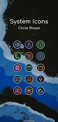 Lavien Adaptive Neon Icon Pack Apk