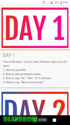 Learn Basic Chinese in 20 Days Offline Apk