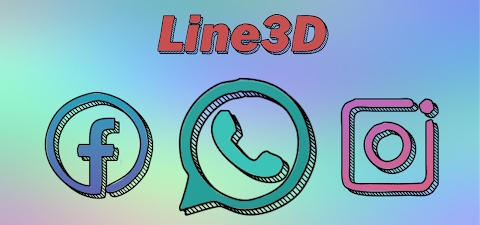 Line3D - Icon Pack Apk Mod