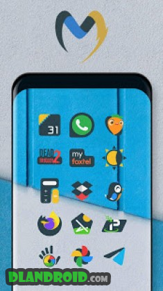 Material UI Dark Icon Pack 1.20 Apk Patched Mod