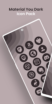 Material You Dark - Icon Pack Apk Mod