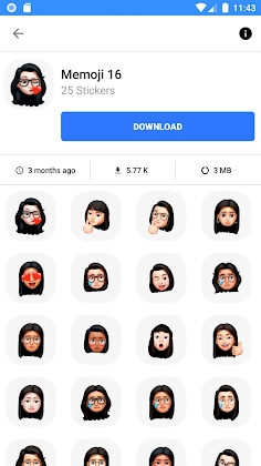Memoji Stickers for WhatsApp Chat: Avatar 3D Emoji Apk