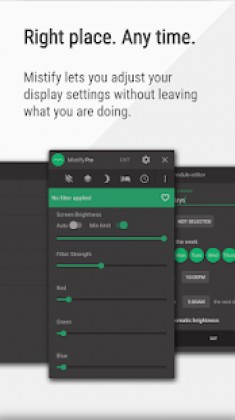 Mistify: Screen Filter and Colour Control Apk