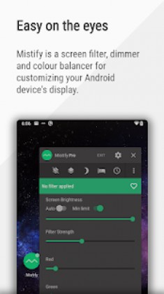 Mistify: Screen Filter and Colour Control Apk