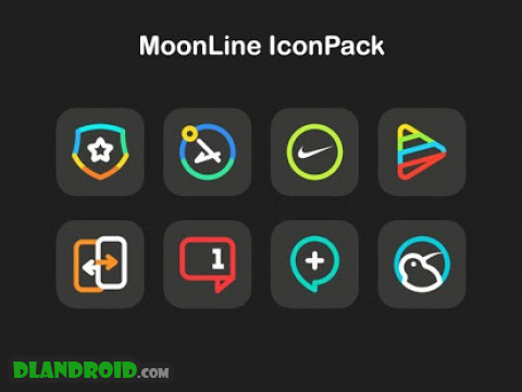 MoonLine Icon Pack Apk