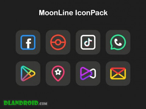 MoonLine Icon Pack Apk
