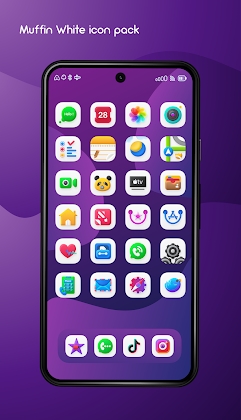 Muffin White Icon Pack Apk