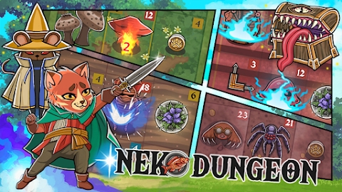 Neko Dungeon: Puzzle RPG Apk Mod