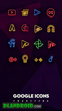 Neon Ray Icons - Icon pack Apk