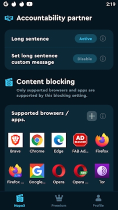NopoX - Porn blocker Apk Mod