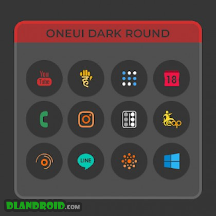 OneUIDark Round - Icon Pack Apk