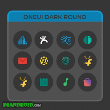 OneUIDark Round - Icon Pack Apk
