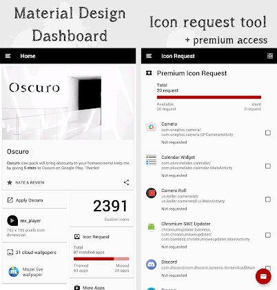Oscuro Icon Pack Apk Mod