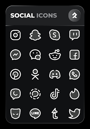 PHANTOM WHITE: Two tone icons Apk
