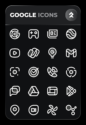 PHANTOM WHITE: Two tone icons Apk