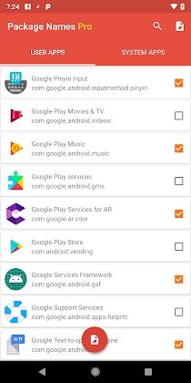 Package Names Pro Apk