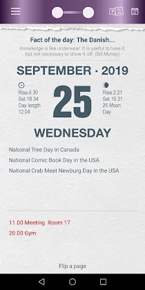 Page-a-Day calendar and widget Apk