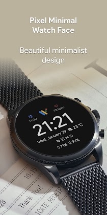 Pixel Minimal Watch Face Apk