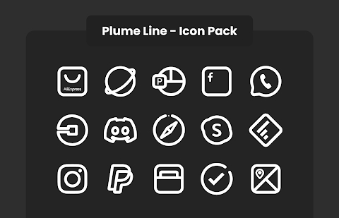 Plume Line - Icon Pack Apk