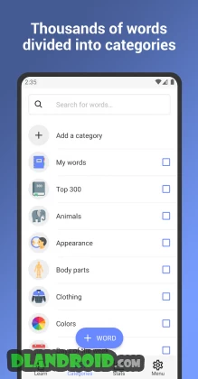 Polish with ReWord. Learn Polish words Apk