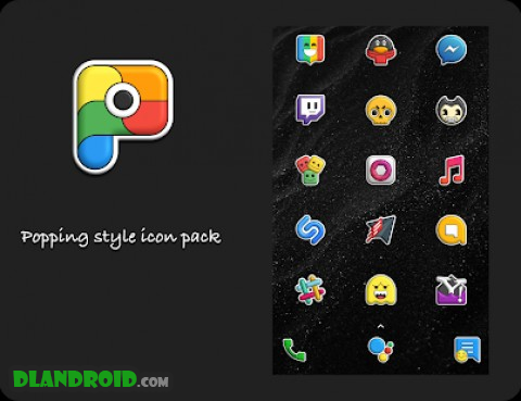 Poppin icon pack 2.2.1 Apk Patched