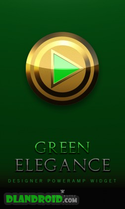 Poweramp Widget Green Elegance Apk Full
