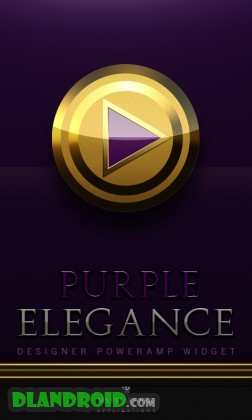 Poweramp Widget Purple Elegance Apk Full