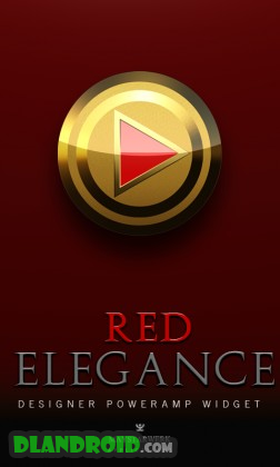Poweramp Widget Red Elegance Apk Full