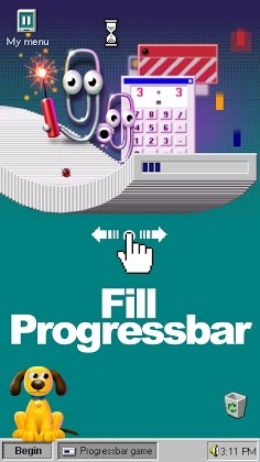Progressbar95 - easy, nostalgic hyper-casual game Apk Mod