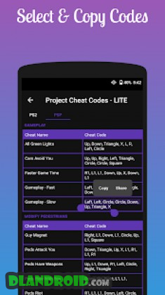 Project Cheat Codes - LITE Apk Mod