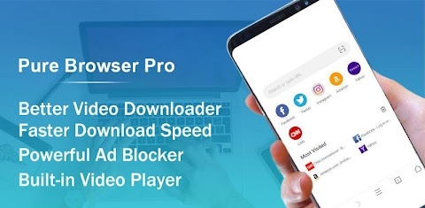 Pure Browser Pro-Ad Blocker Apk 2.5.2 Patched Mod