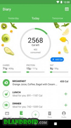 Runtastic Balance Calorie Calculator, Food Tracker Apk