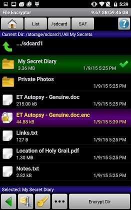 SSE - File/Text Encryption 