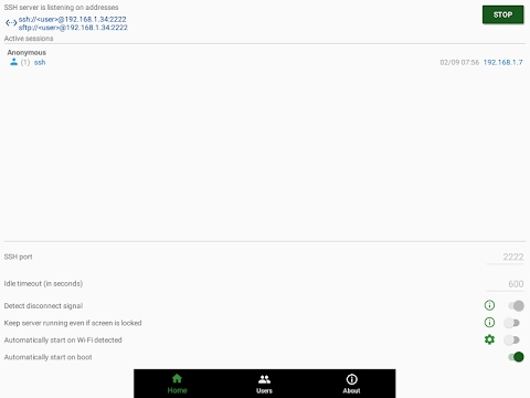 SSH Server Apk