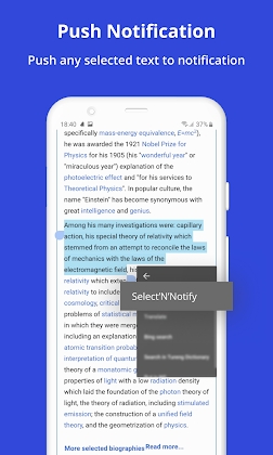 SelectNNotify - Notify A Text Apk Mod