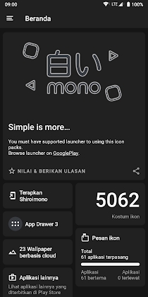 Shiroimono Adaptive icon packs Apk