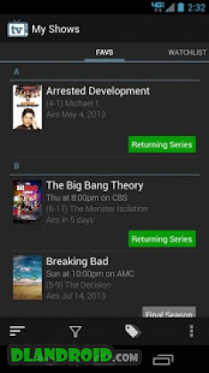 TV Show Favs Apk