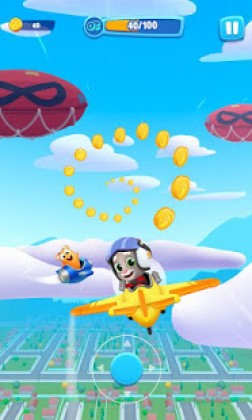 Talking Tom Sky Run: New Fun Flying Game Apk Mod