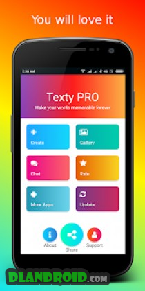 Texty PRO Meme Maker Funny Colorful Image Designer Apk