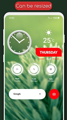 Transparent Analog Clock Apk
